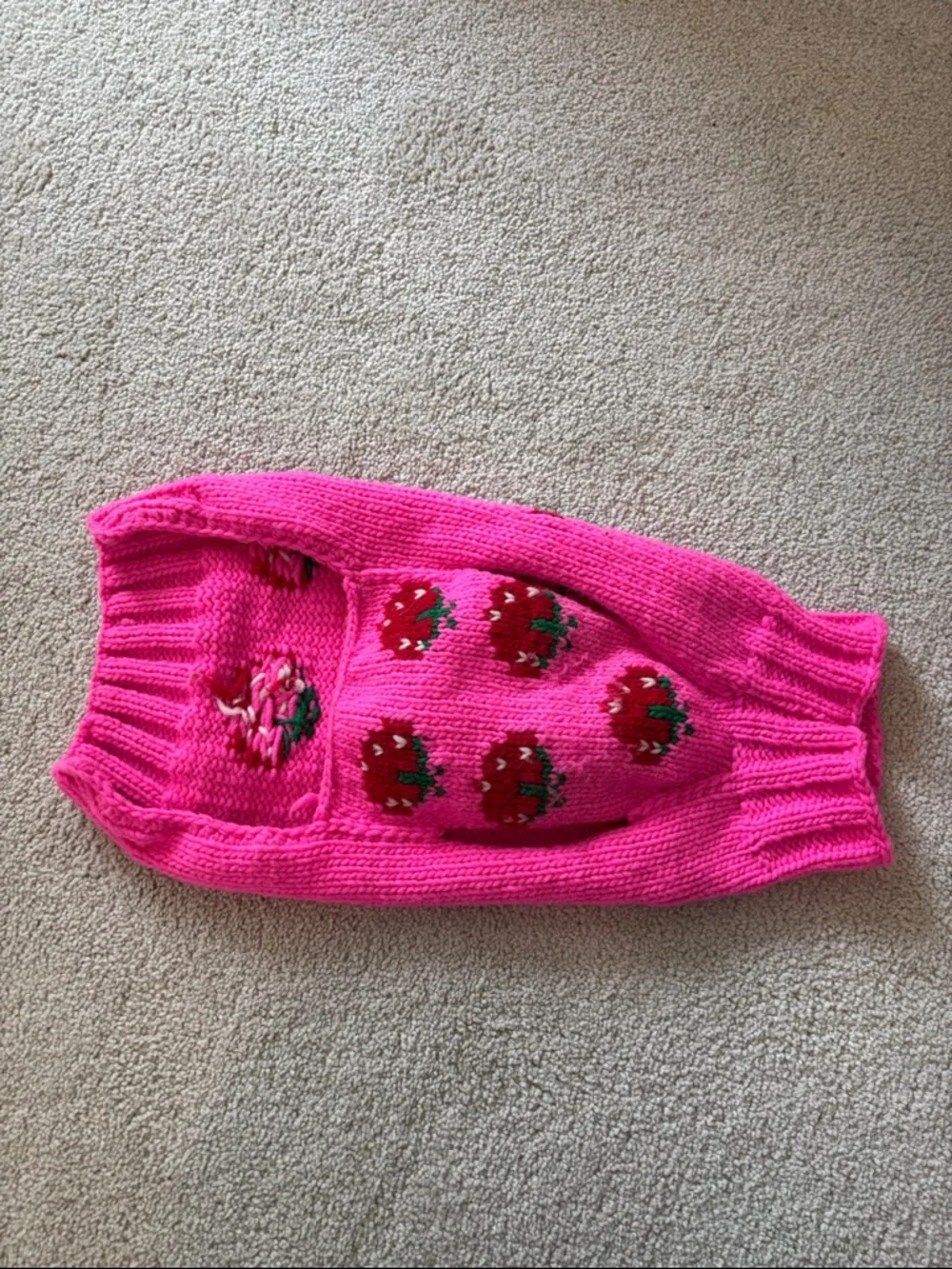 Knitted Wool Dog Sweater